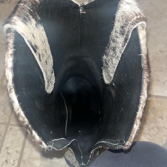 Hair on hide (cowhide) cowboy boots - Picture 7 of 9
